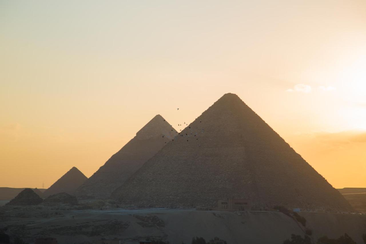 Heru Pyramids View Hotel Kairo Exterior foto
